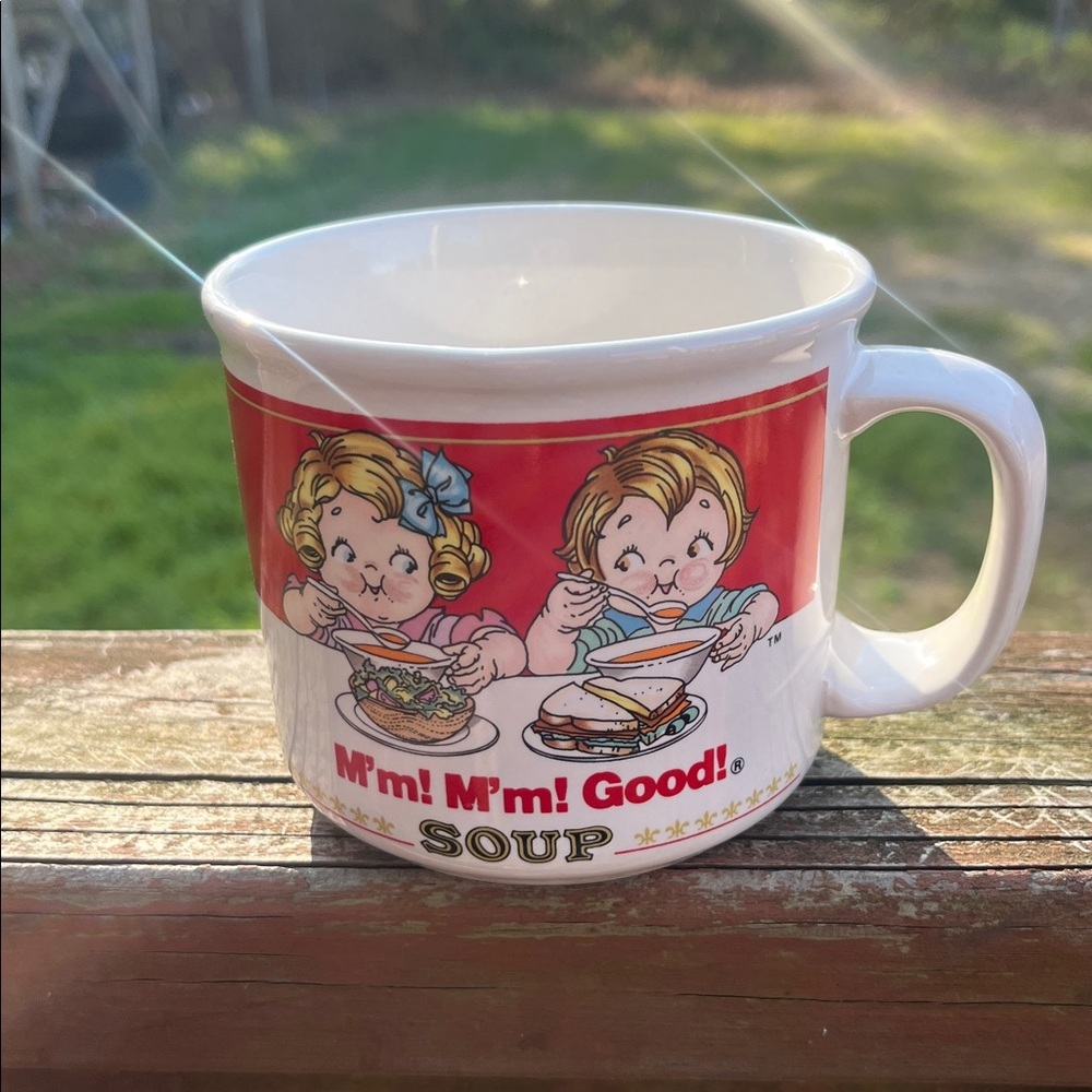 Vintage 1993 Campbell Soup Company Westwood Mug Collectible Cute Kids -d